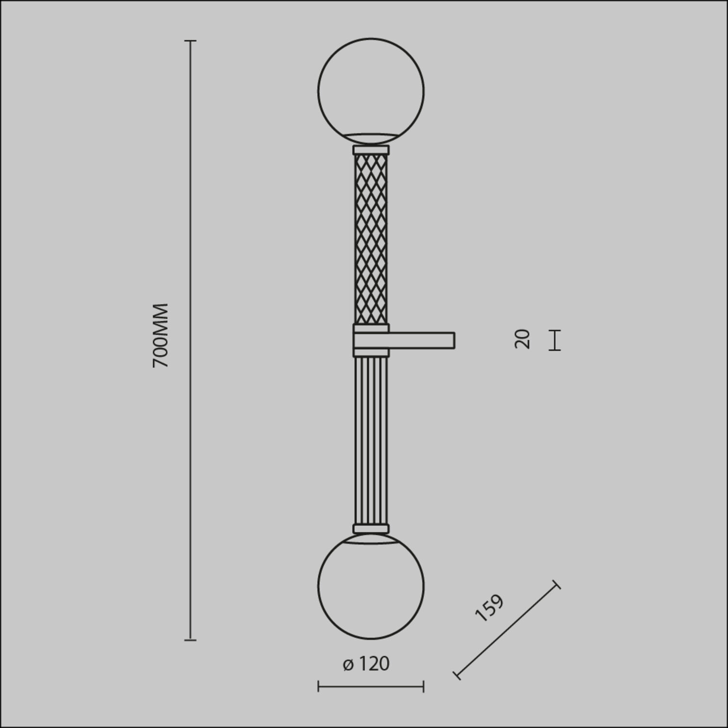 Бра Maytoni Teatro MOD287WL-02BS, арматура латунь, профиль стекло белое - фото 1