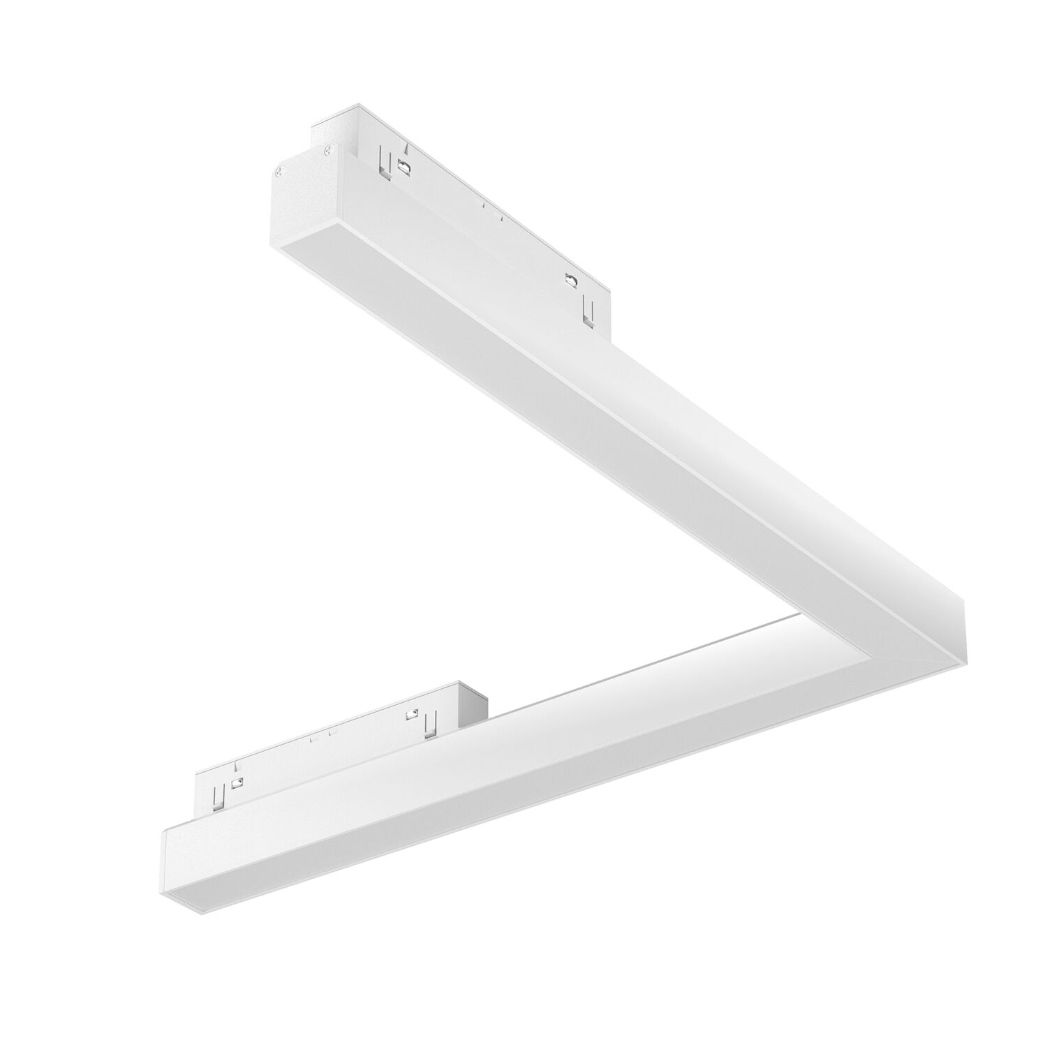 Трековый светильник Maytoni Basis Angle TR042-2-24W4K-W, арматура белая   