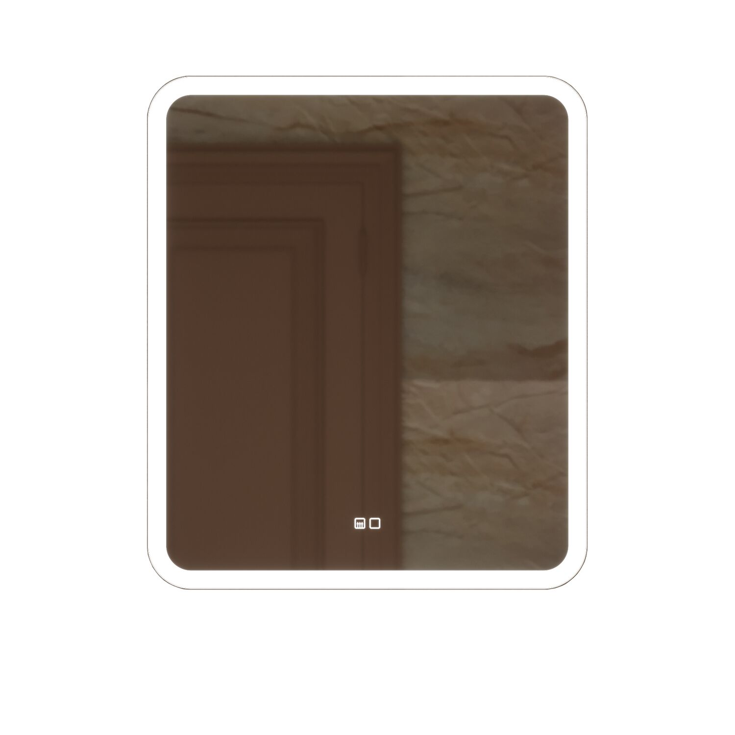 Зеркало Mixline Стив 2 60x70, с подсветкой, функцией антизапотевания