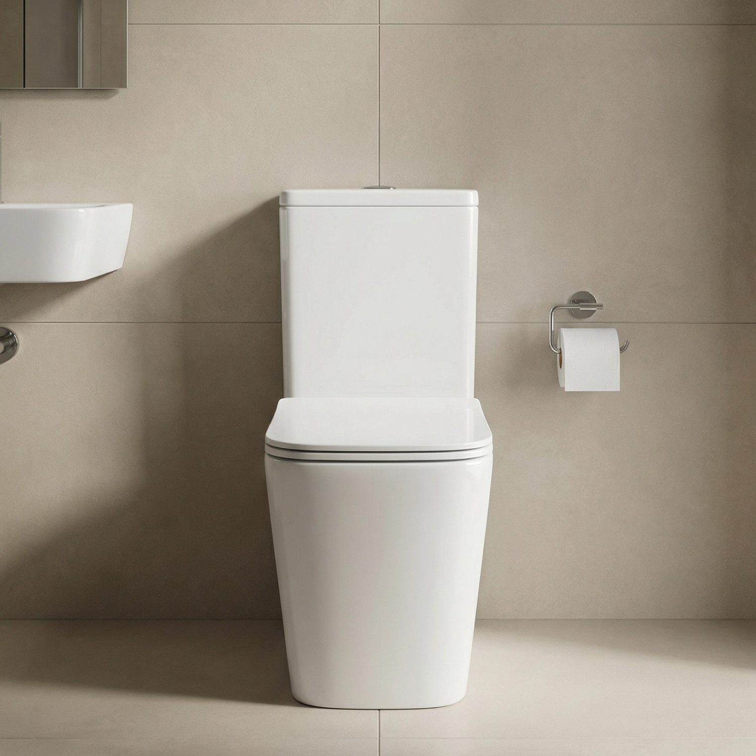 Унитаз Joki Bliss T JK3062021 напольный, безободковый, смыв Торнадо, с сиденьем микролифт, цвет белый