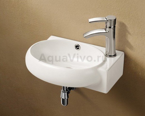 Раковина Weltwasser SK Aisbach 5011R подвесная, 43x29 см, цвет белый глянец - фото 1