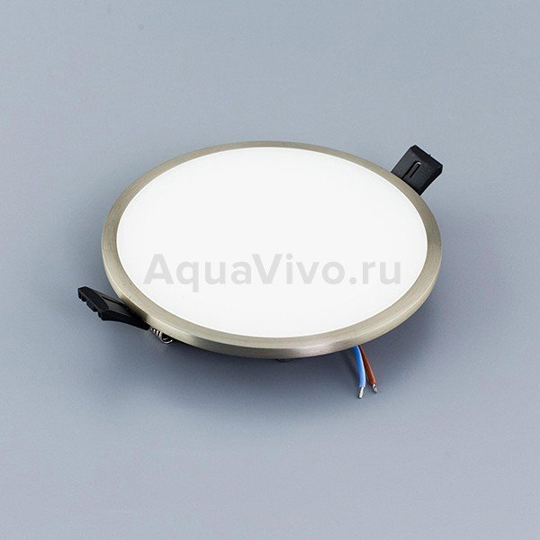 Точечный светильник Citilux Омега CLD50R151, арматура хром, плафон полимер белый, 3000K, 15х15 см - фото 1