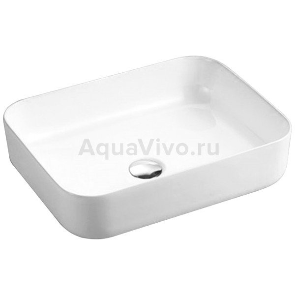 Раковина Weltwasser SK Elbach 2195 накладная, 50x39 см, цвет белый глянец