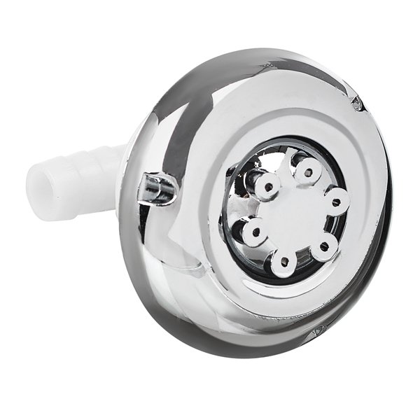 Душевая кабина River Temza 135/135/55 ТН 135x135, стекло тонированное, профиль хром матовый, с крышей, с гидромассажем