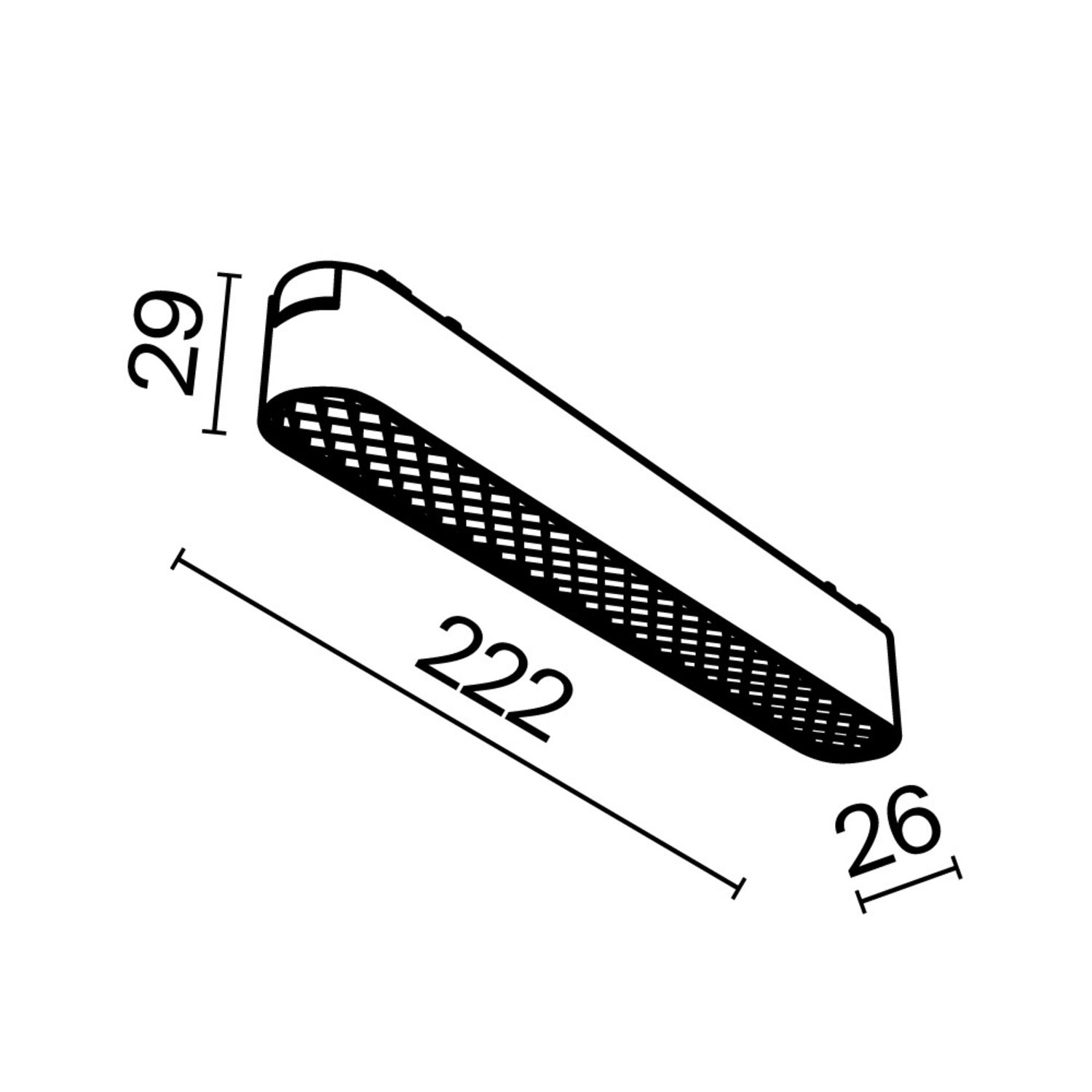 Трековый светильник Maytoni Basis Grid TR084-1-12W3K-W, арматура белая    - фото 1