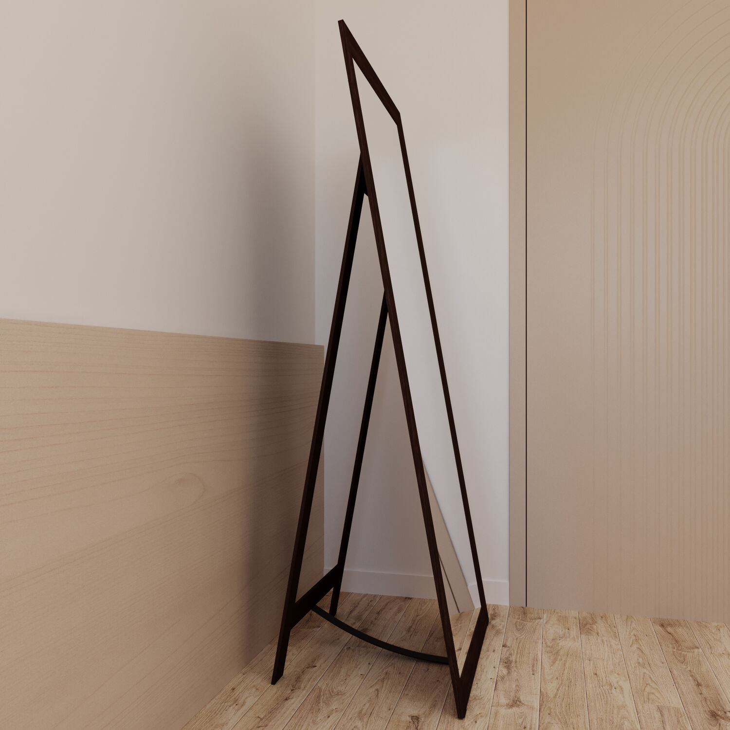 Зеркало Mixline Прованс Венге 60x150, напольное - фото 1