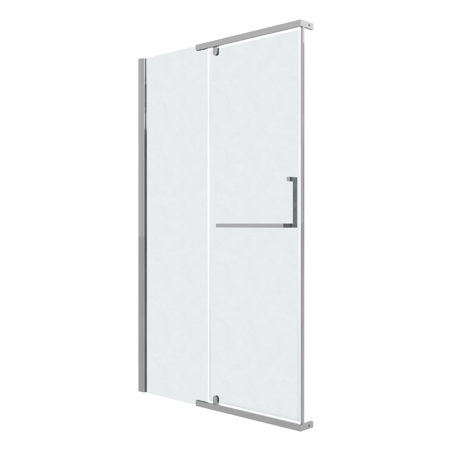 Душевая дверь Grossman Pragma 100.K33.03.100.10.02 100х195, левая, стекло шиншилла, профиль хром