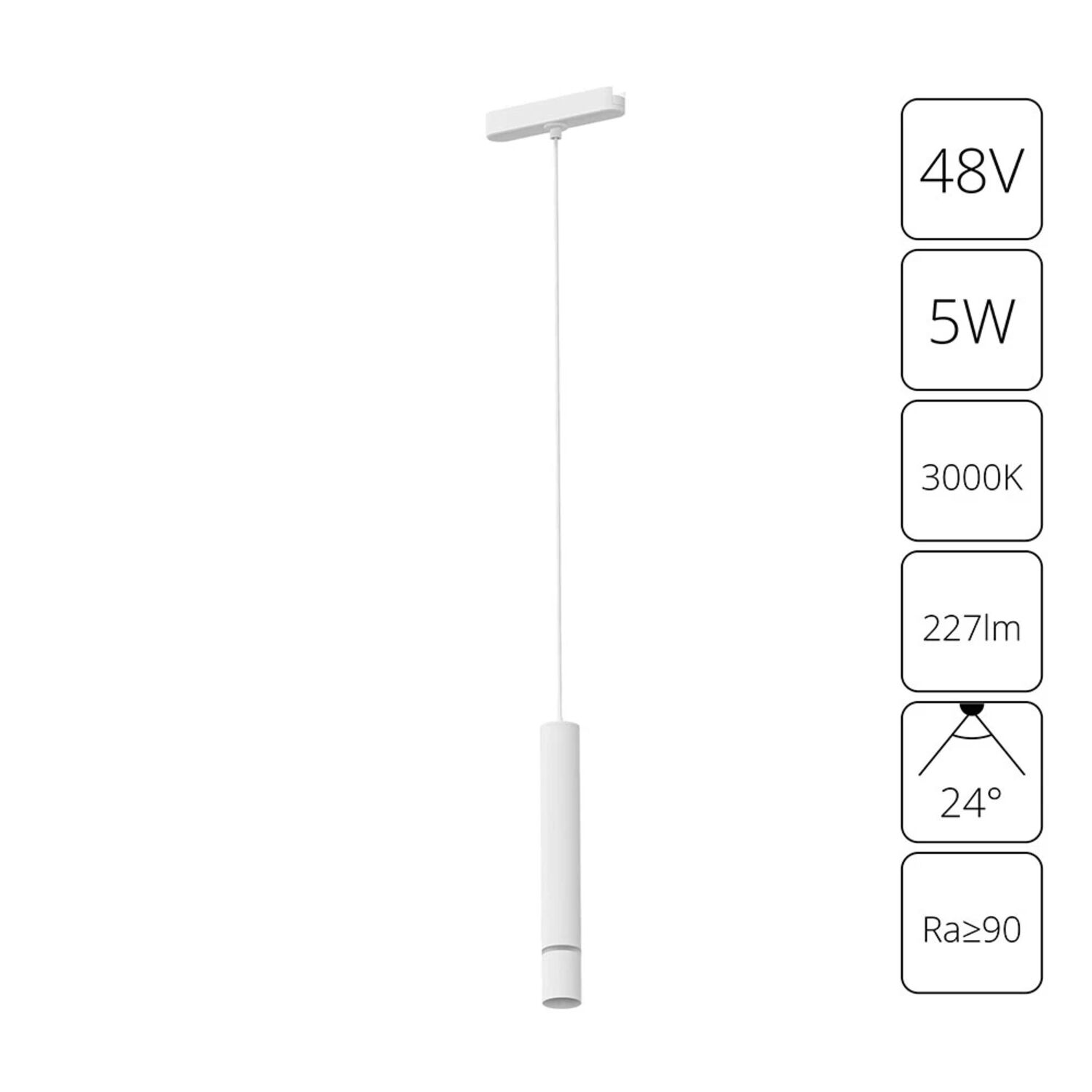 Магнитный трековый светильник Arte Lamp Rapid A1159PL-1WH, арматура белая   