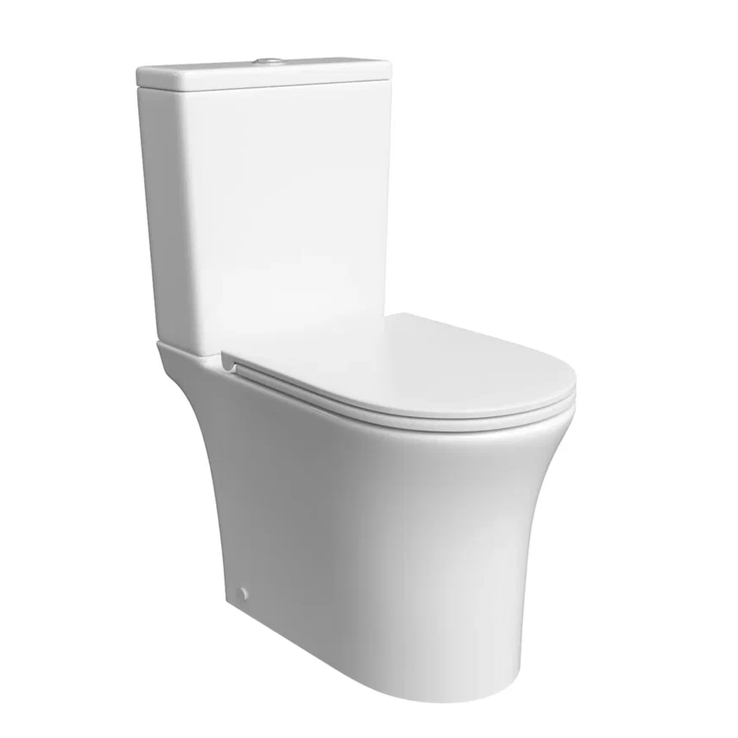 Унитаз Joki Astra T JK2061064 напольный, безободковый, смыв торнадо, с сиденьем микролифт, цвет белый