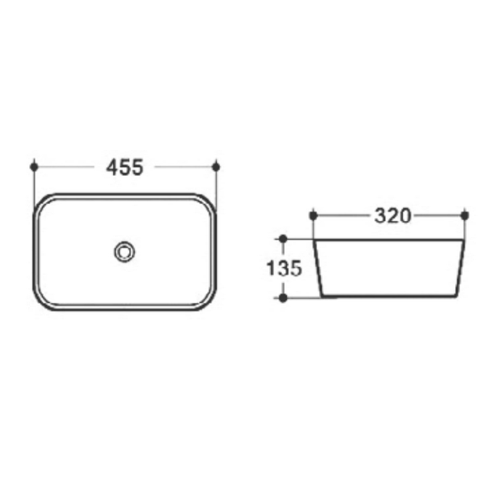 Раковина Joki Herba JK84354017 накладная, 46x32 см, цвет белый глянцевый