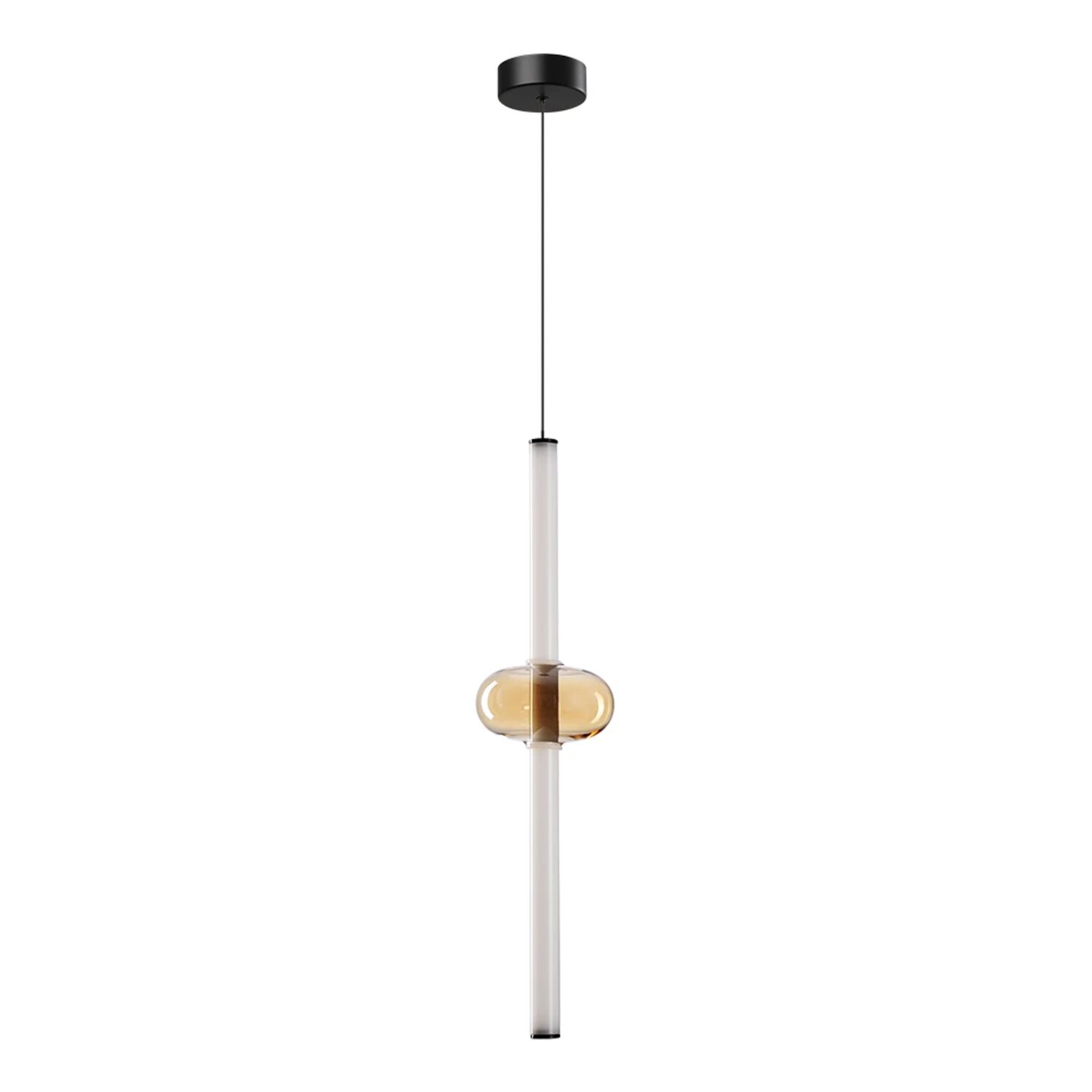 Подвесной светильник Arte Lamp Rigla A6838SP-12AM, арматура черная, плафон стекло янтарное