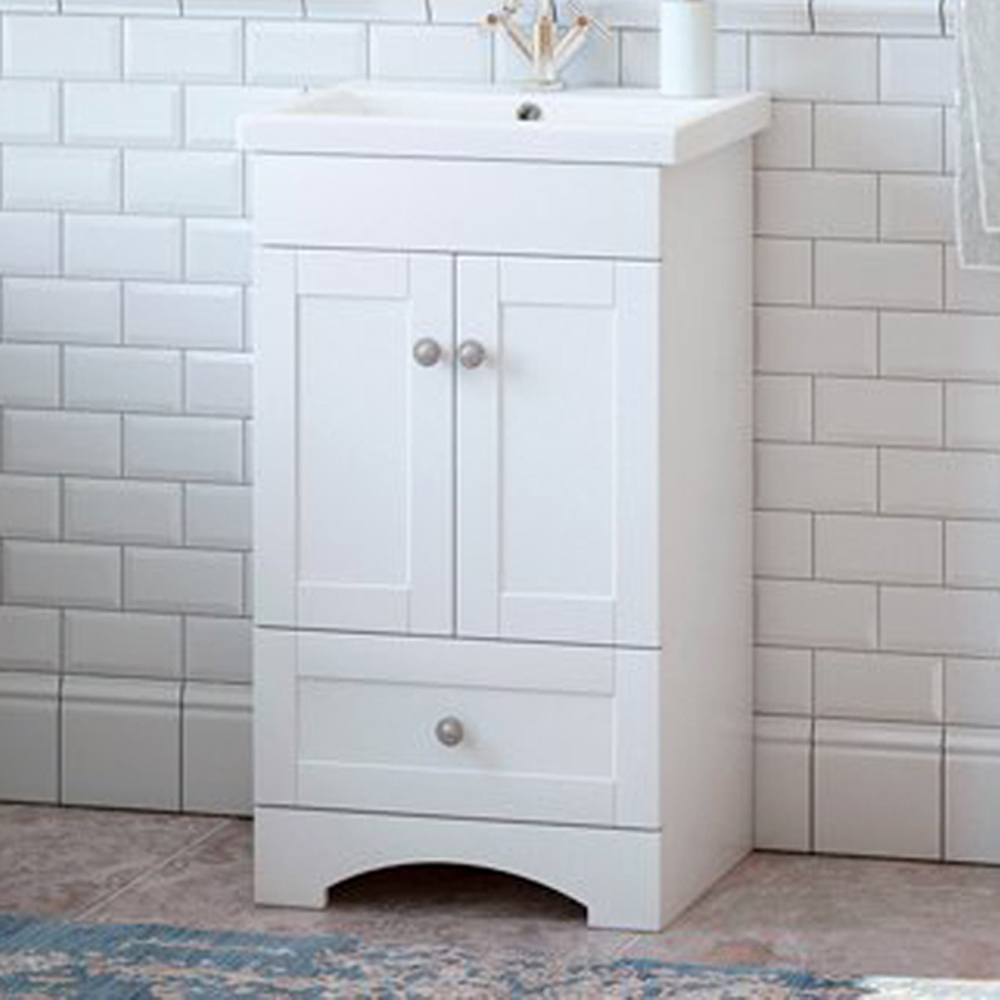 Тумба под раковину Corozo Техас 50, цвет белый