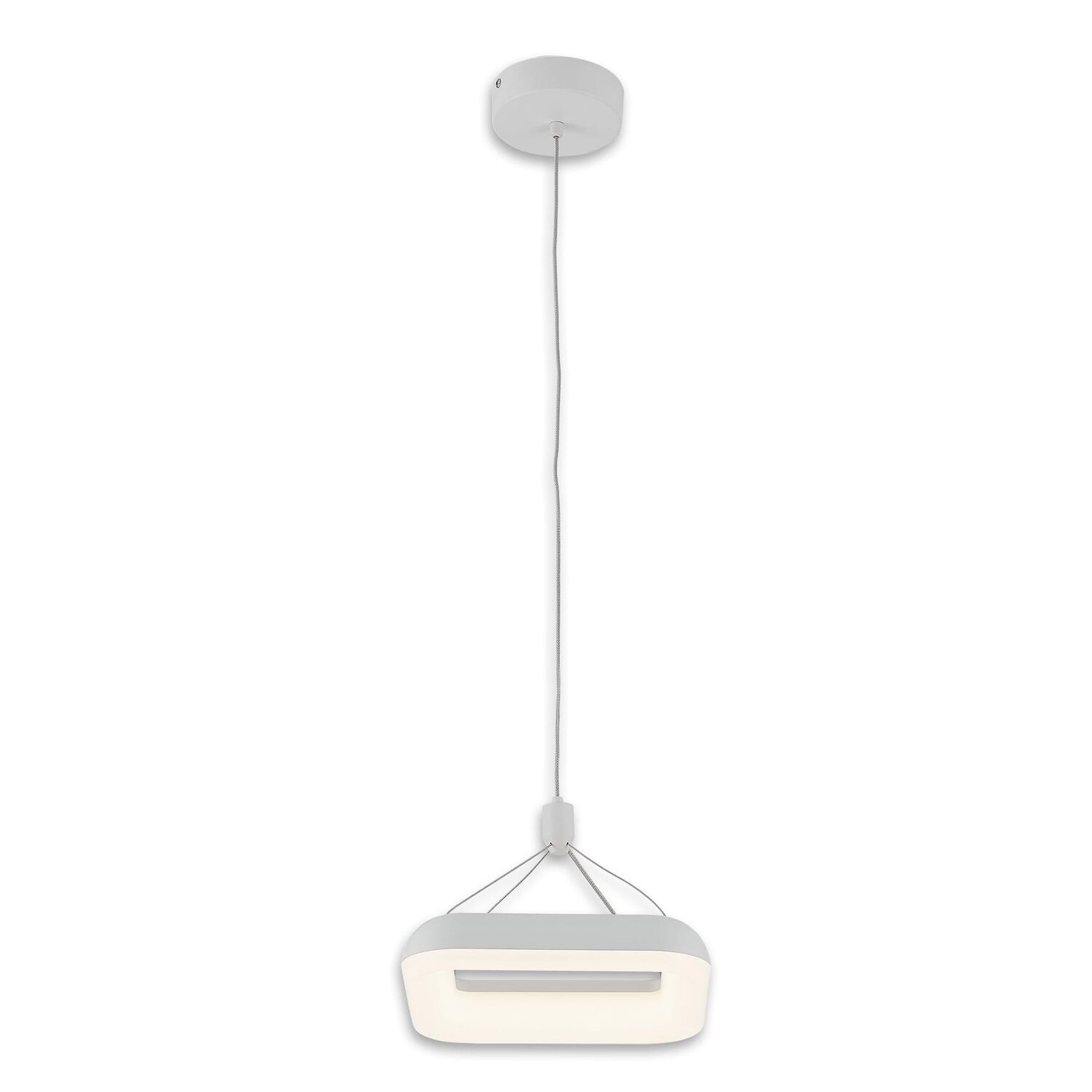 Подвесной светильник Citilux Паркер CL225B210, арматура белая, плафоны полимер белый