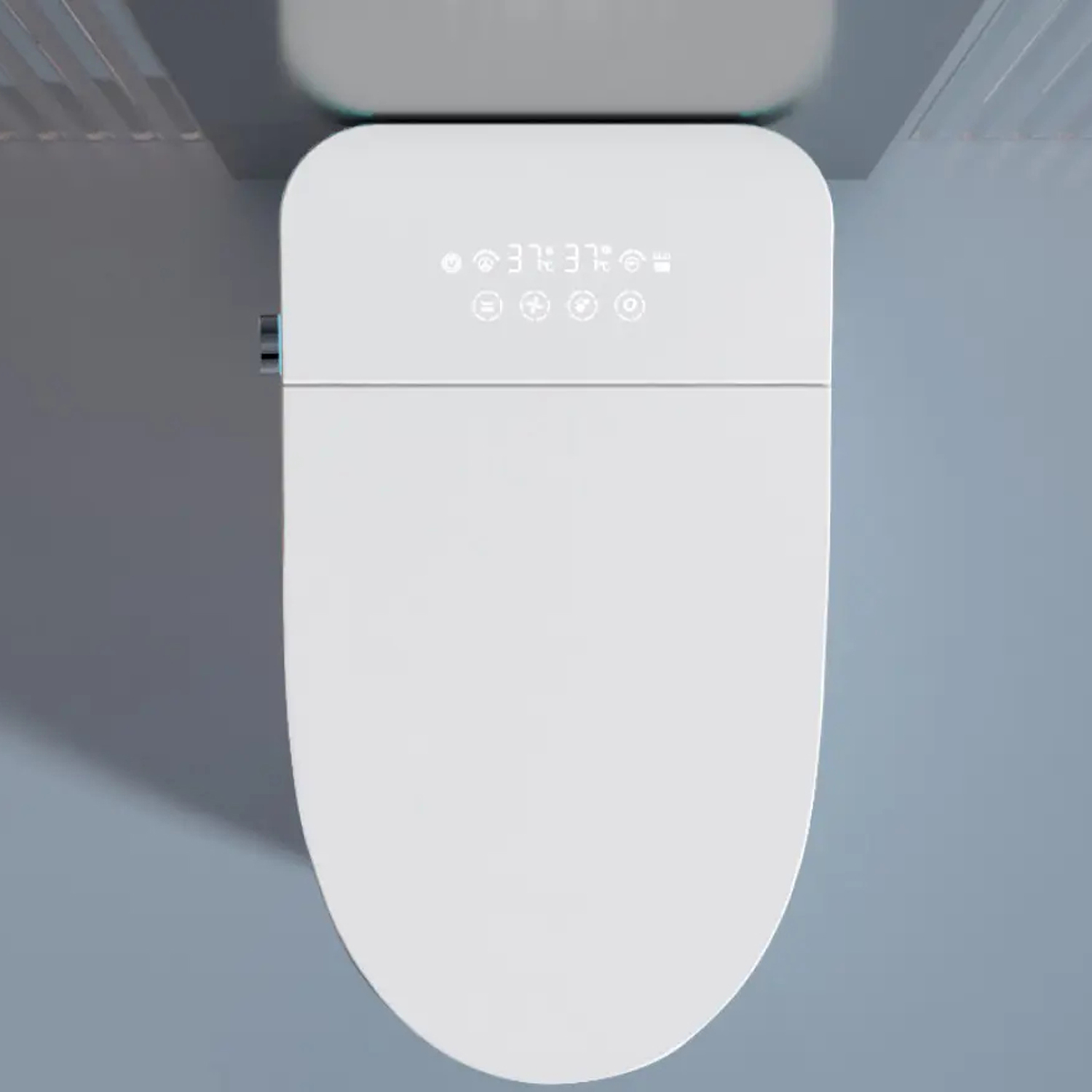 Унитаз CeruttiSPA Chiara Smart CT11167 приставной, безободковый, с сиденьем микролифт, с дистанционным управлением, цвет белый - фото 1