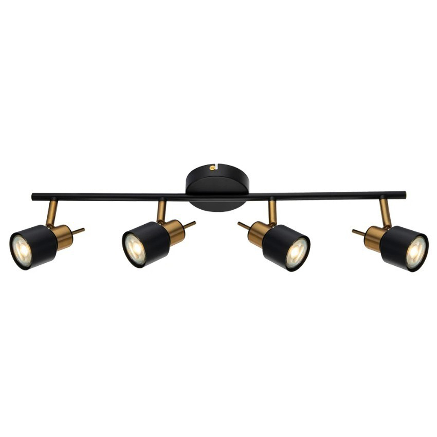 Спот Arte Lamp Almach A1906PL-4BK, арматура черный, плафон металл черный