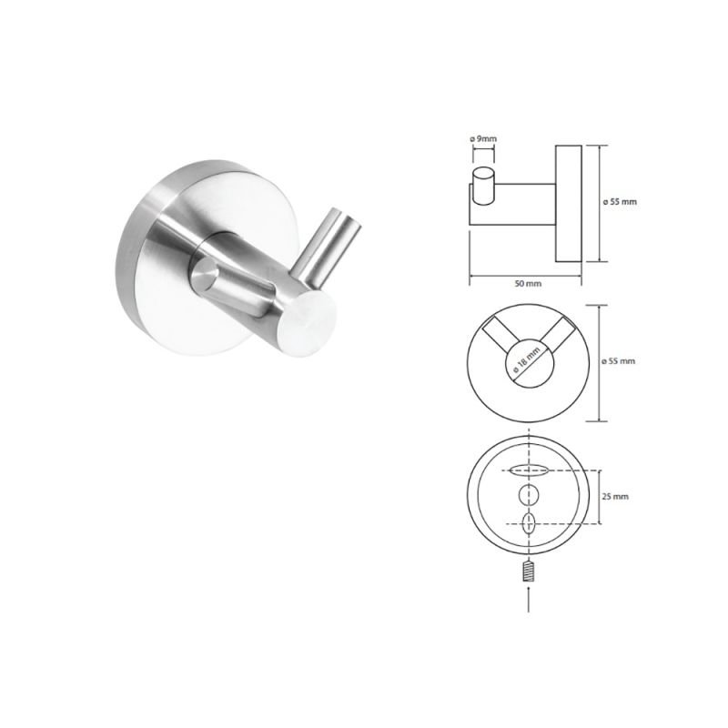 Крючок Bemeta Neo 104106035 двойной