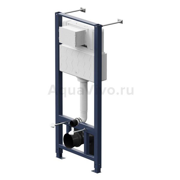Комплект AM.PM IS47001.50A1700 унитаза Inspire 2.0 FlashClean с сиденьем микролифт и инсталляции c белой кнопкой - фото 1