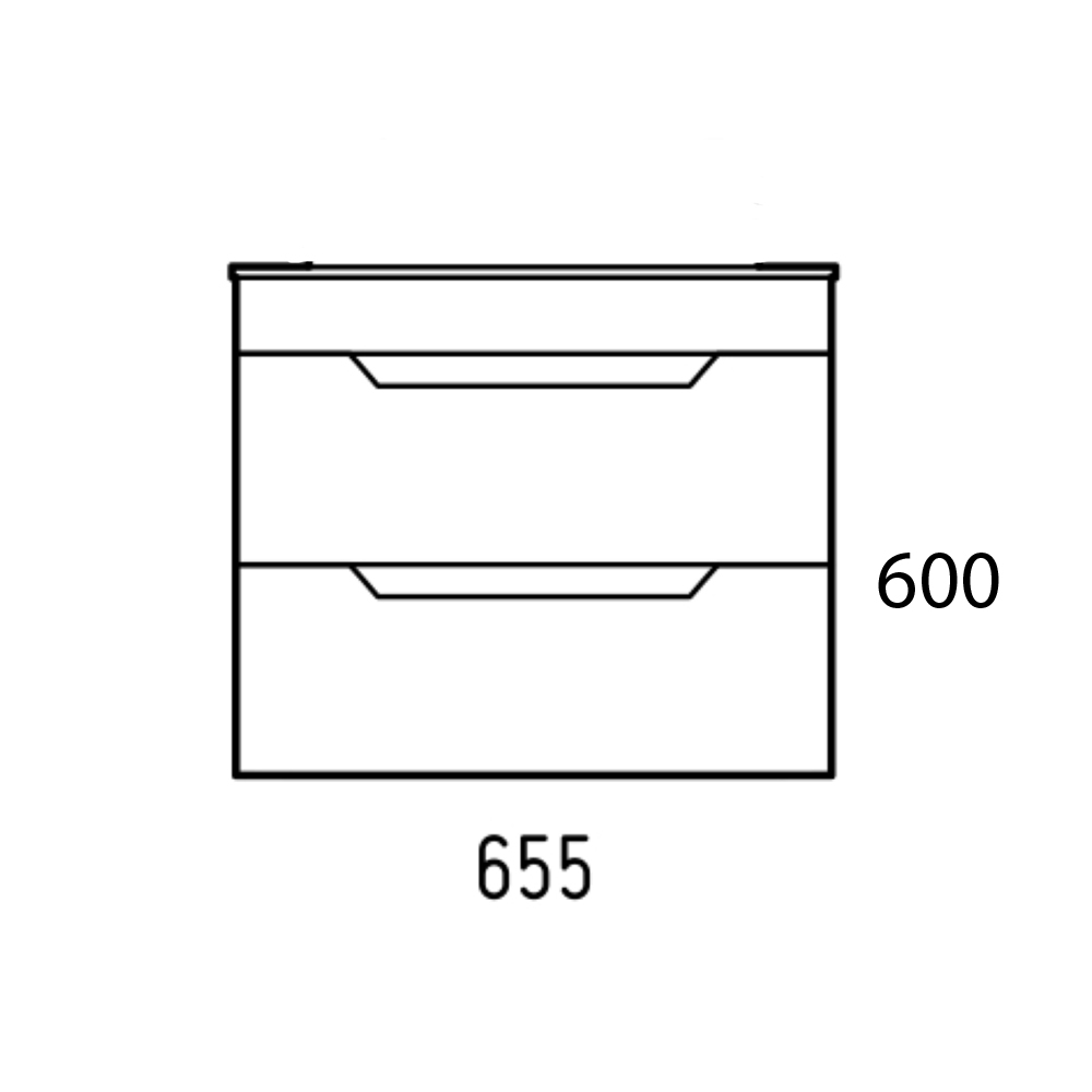Мебель для ванной Corozo Юта 65, подвесная, цвет белый