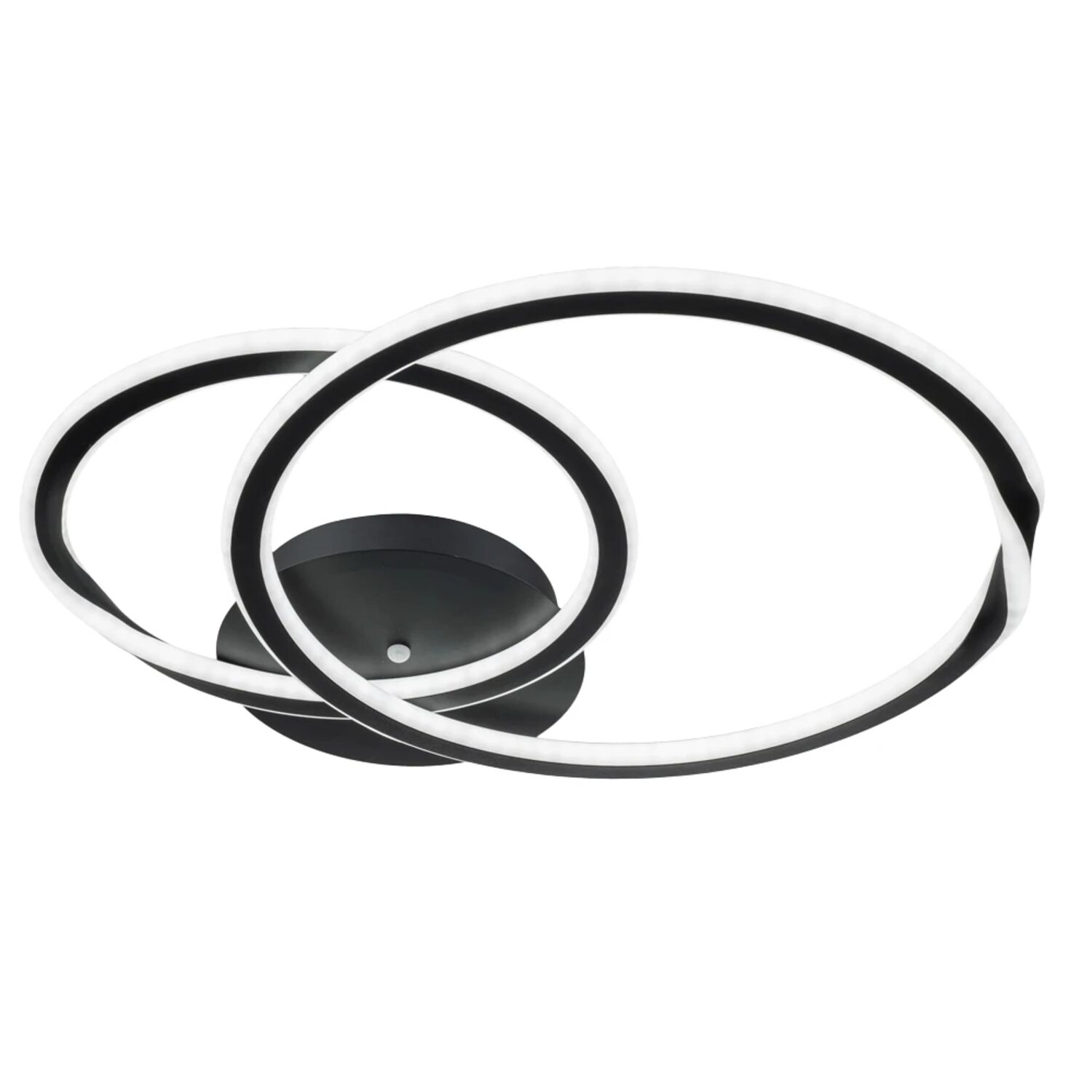 Потолочная люстра Arte Lamp Sierra A2211PL-2BK, арматура черный, плафон силикон белый