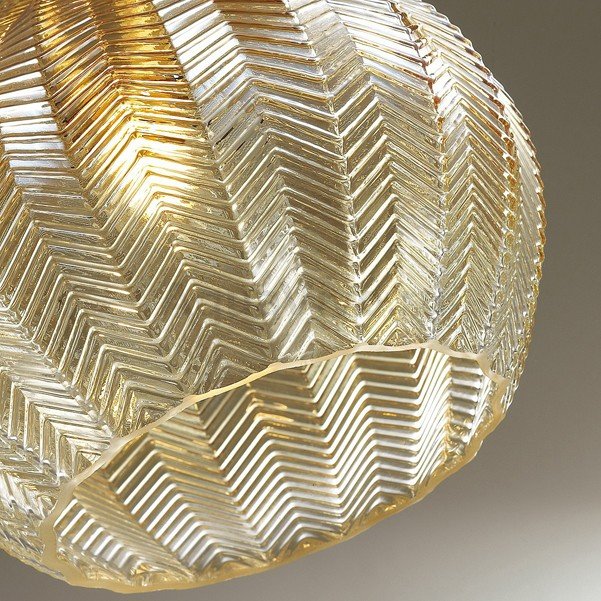 Подвесной светильник Odeon Light Lasita 4707/1, арматура бронза, плафон стекло янтарное, 23х120 см