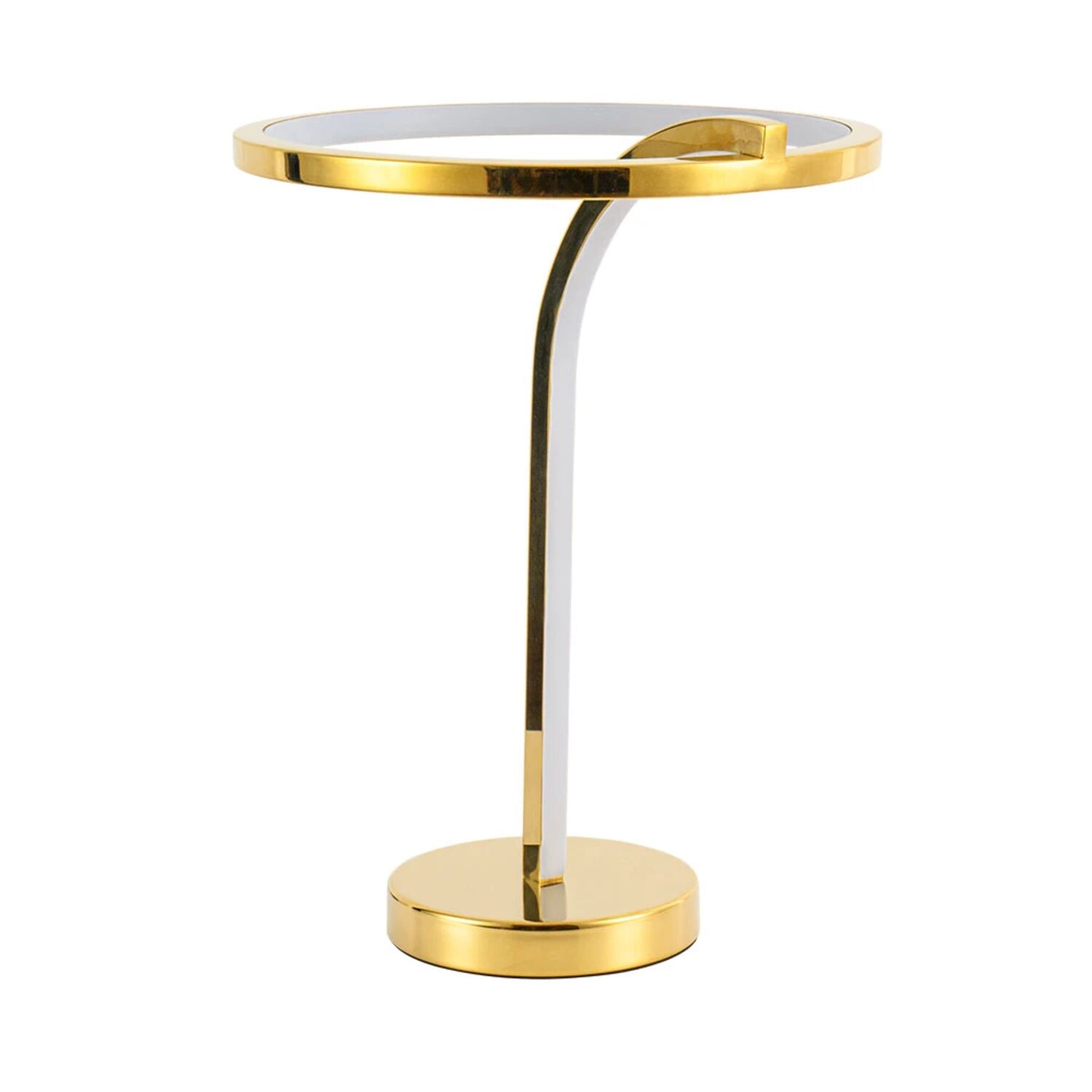 Декоративная настольная лампа Arte Lamp Enigma A2974LT-16PB, арматура латунь, плафон акрил белый