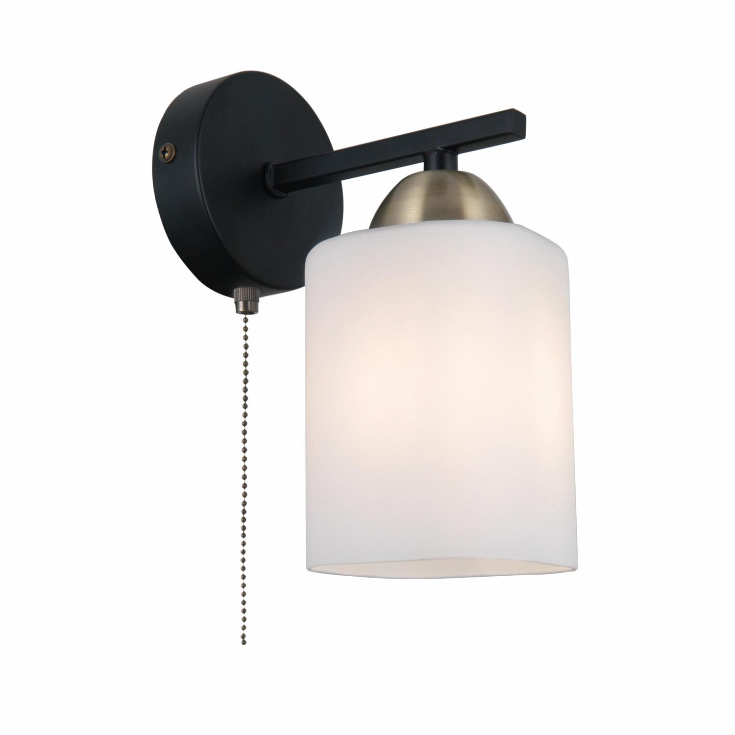 Бра Citilux Генри CL130415, арматура бронза / чрная, плафоны стекло белое