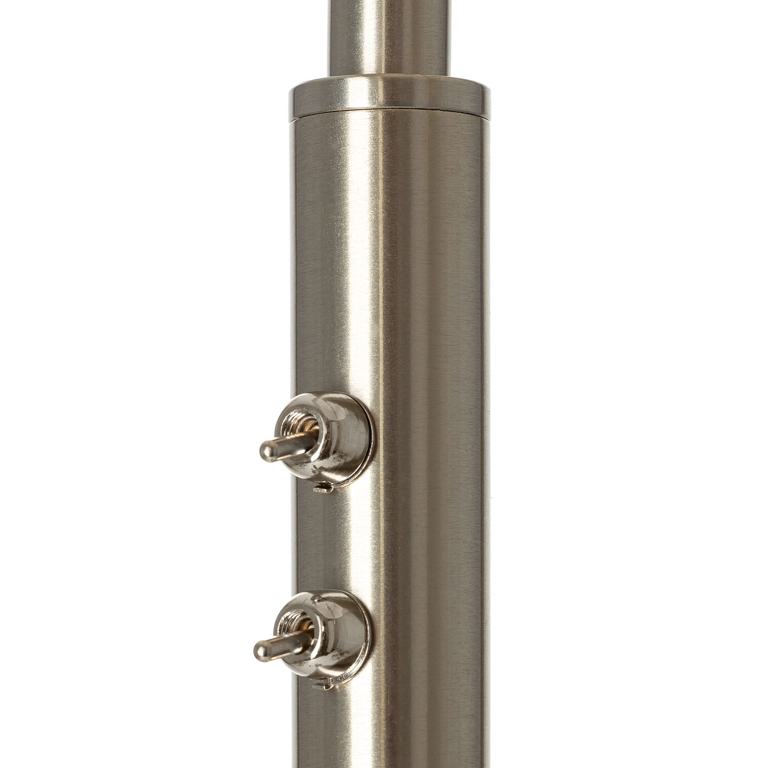 Торшер Citilux Duplet CL801021, арматура хром, плафоны текстиль бежевый - фото 1