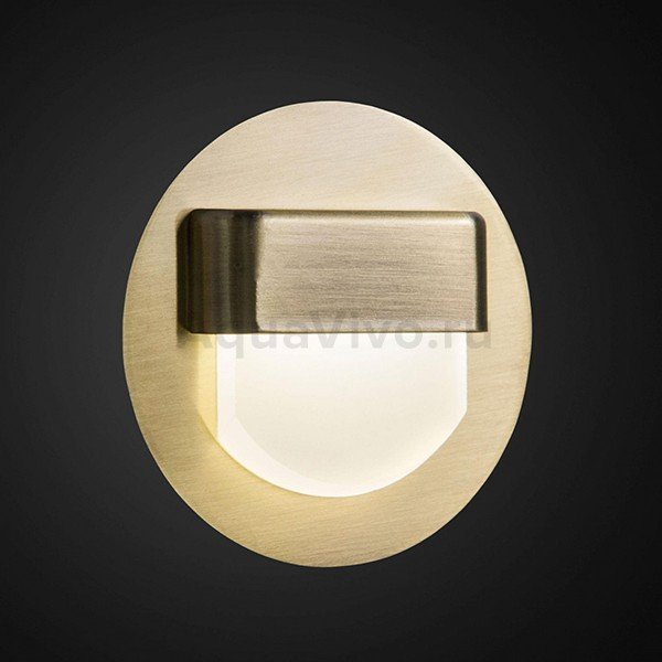 Точечный светильник Citilux Скалли CLD006R3, арматура бронзовая, плафон металл бронза, 8х8 см