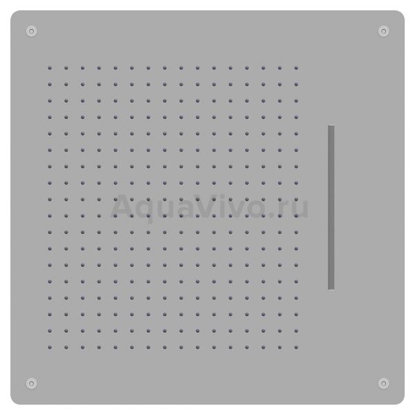 Верхний душ RGW Shower Panels SP-74, 50х50 см, с водопадом, цвет хром