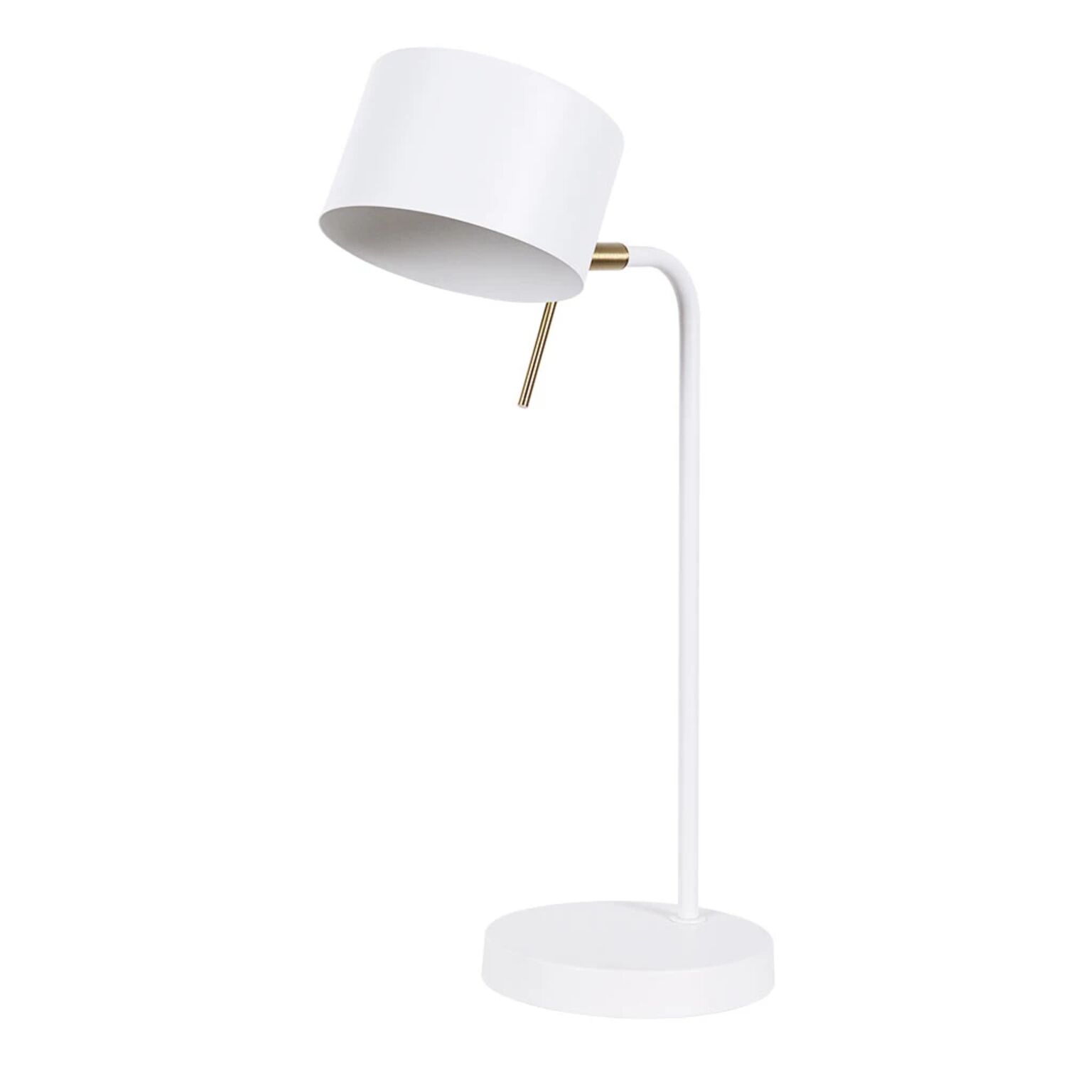 Декоративная настольная лампа Arte Lamp Sebastian A7051LT-1WH, арматура белая, плафон металл / акрил белый