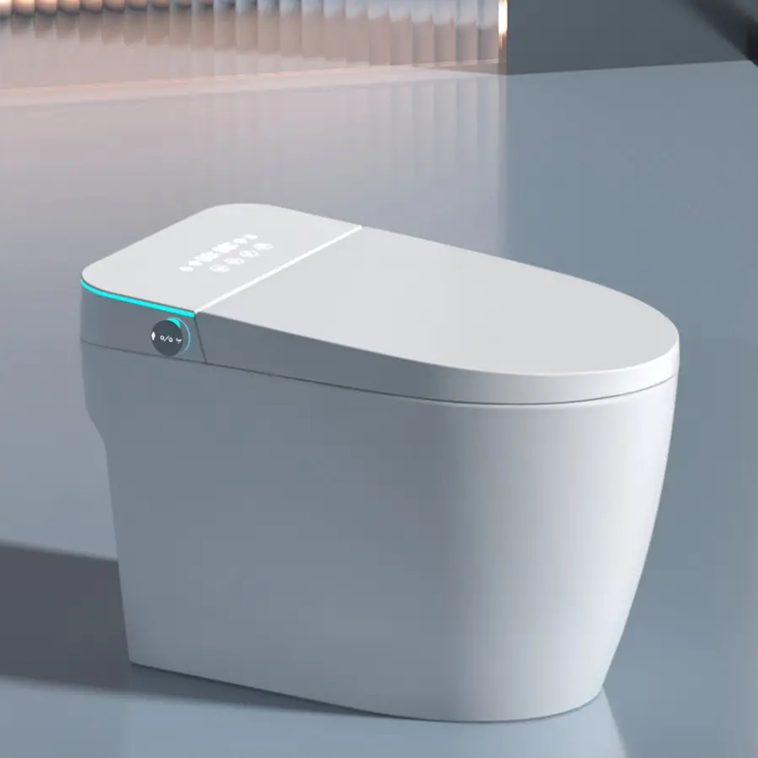 Унитаз CeruttiSPA Chiara Smart CT11167 приставной, безободковый, с сиденьем микролифт, с дистанционным управлением, цвет белый - фото 1