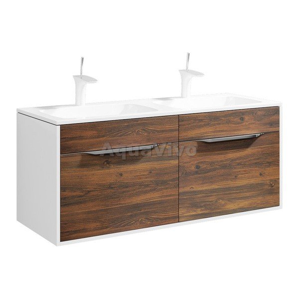 Мебель для ванной Aqwella Malaga 120, цвет крафт темный - фото 1