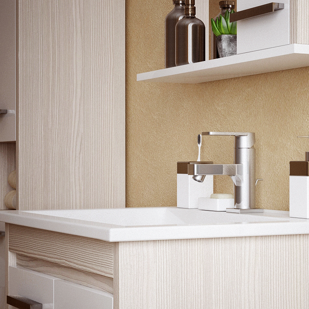 Тумба под раковину Corozo Лорена 65, цвет лайн - фото 1