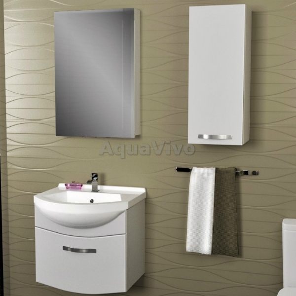 Мебель для ванной Dreja Alfa 65, цвет белый лак