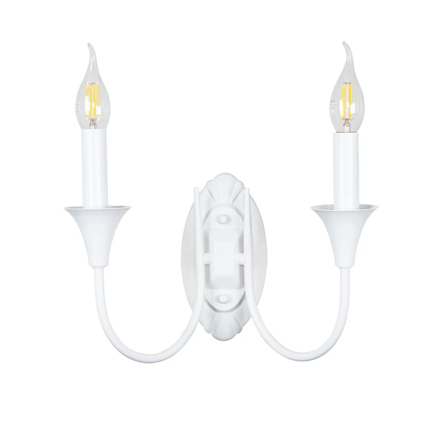 Бра Arte Lamp Collinetta A4094AP-2WH, арматура белая   