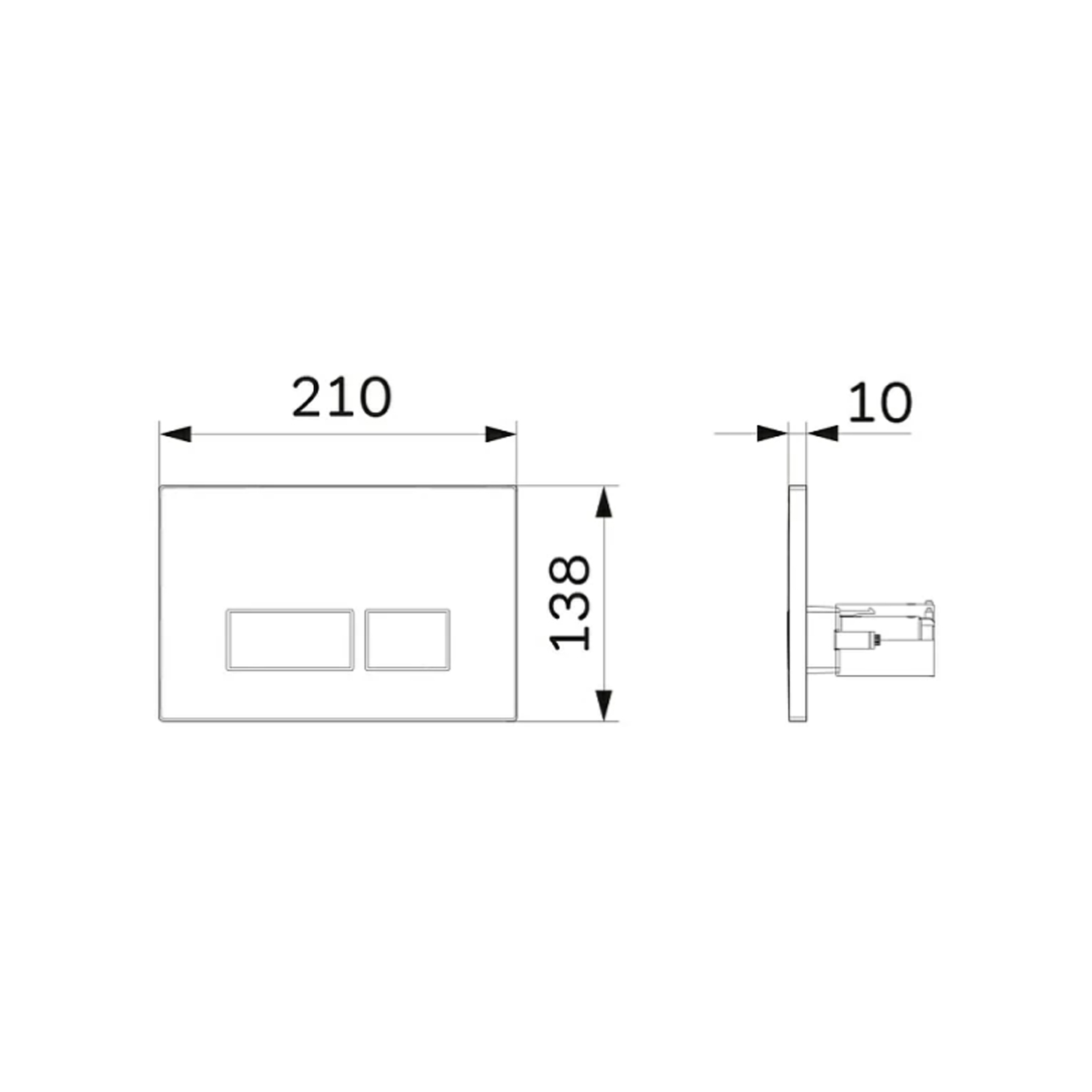 Комплект: Инсталляция AM.PM Pro I012704+Кнопка I047051 хром +JOKI Verna T JK3031025 белый унитаз, смыв торнадо