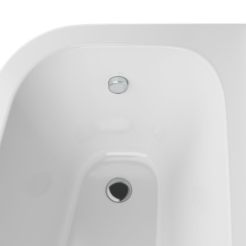 Акриловая ванна AM.PM Spirit 160x100, правая, цвет белый
