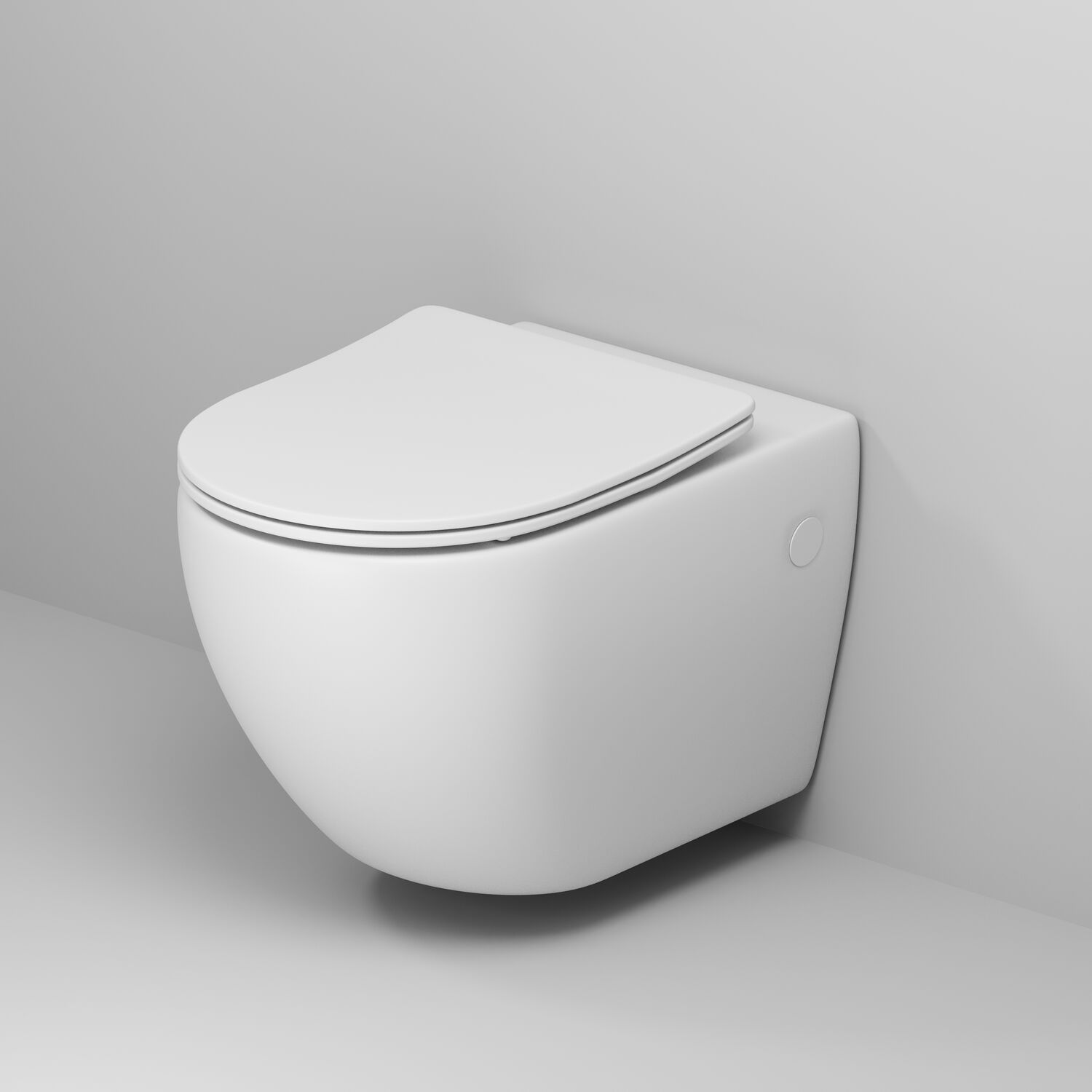 Унитаз Grossman Tornado GR-4411 MSQ подвесной, безободковый, с сиденьем микролифт, цвет белый матовый - фото 1