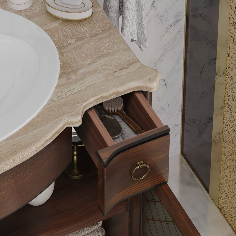 Мебель для ванной Опадирис Виктория 90, цвет светлый орех - фото 1