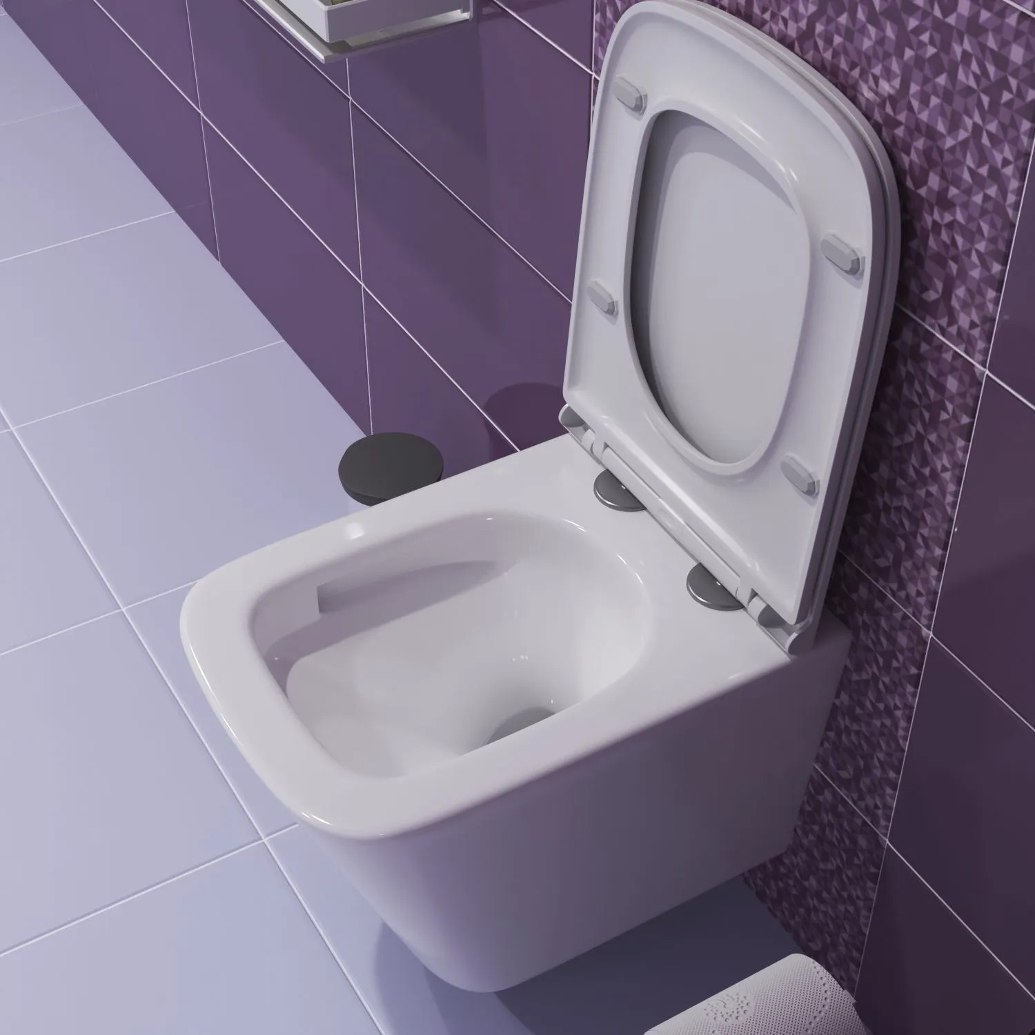 Комплект: Инсталляция Grohe 4 в 1 38929000 кнопка хром+Verna T JK3031025 белый унитаз, смыв торнадо - фото 1