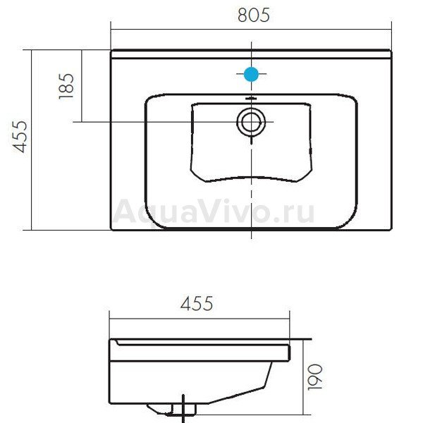 Мебель для ванной Comforty Парма 80, цвет дуб дымчатый