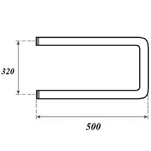 Полотенцесушитель Point 32x50 водяной, цвет хром - фото 1