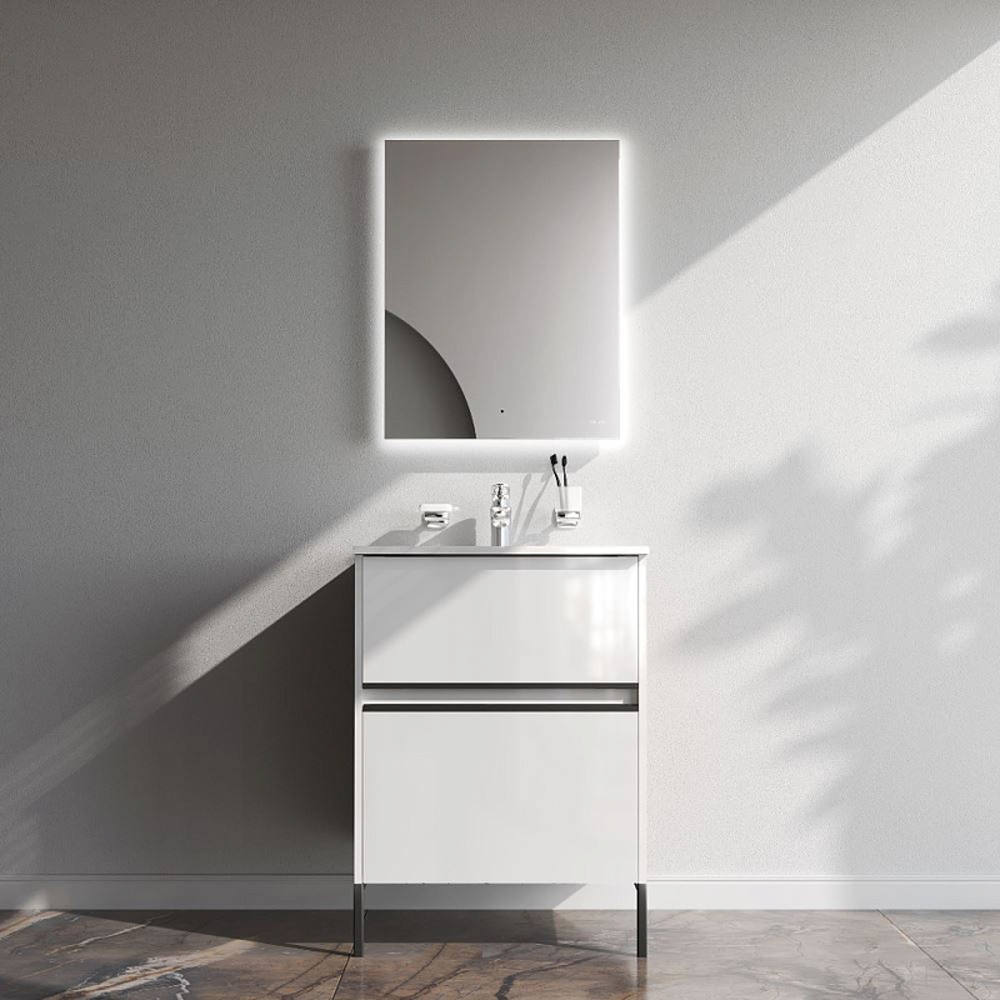 Мебель для ванной AM.PM Sense 60 подвесная/напольная, цвет белый глянец - фото 1
