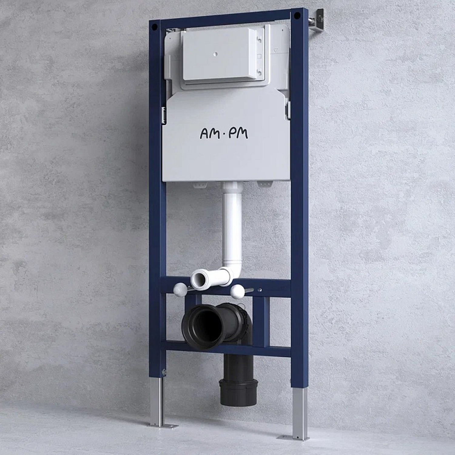 Комплект: Инсталляция AM.PM I012709+Кнопка I090201 белая+JOKI Verna JK3021022 белый унитаз