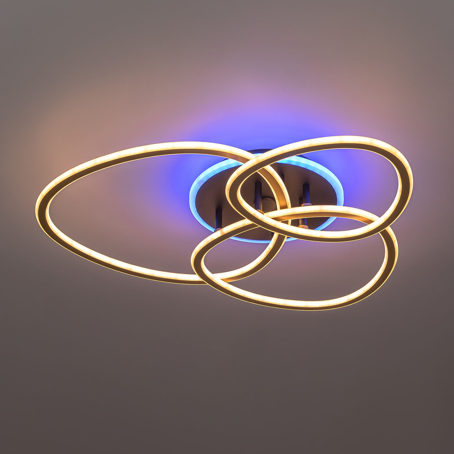 Потолочная люстра Citilux Trio CL215B132, арматура черная / золото - фото 1