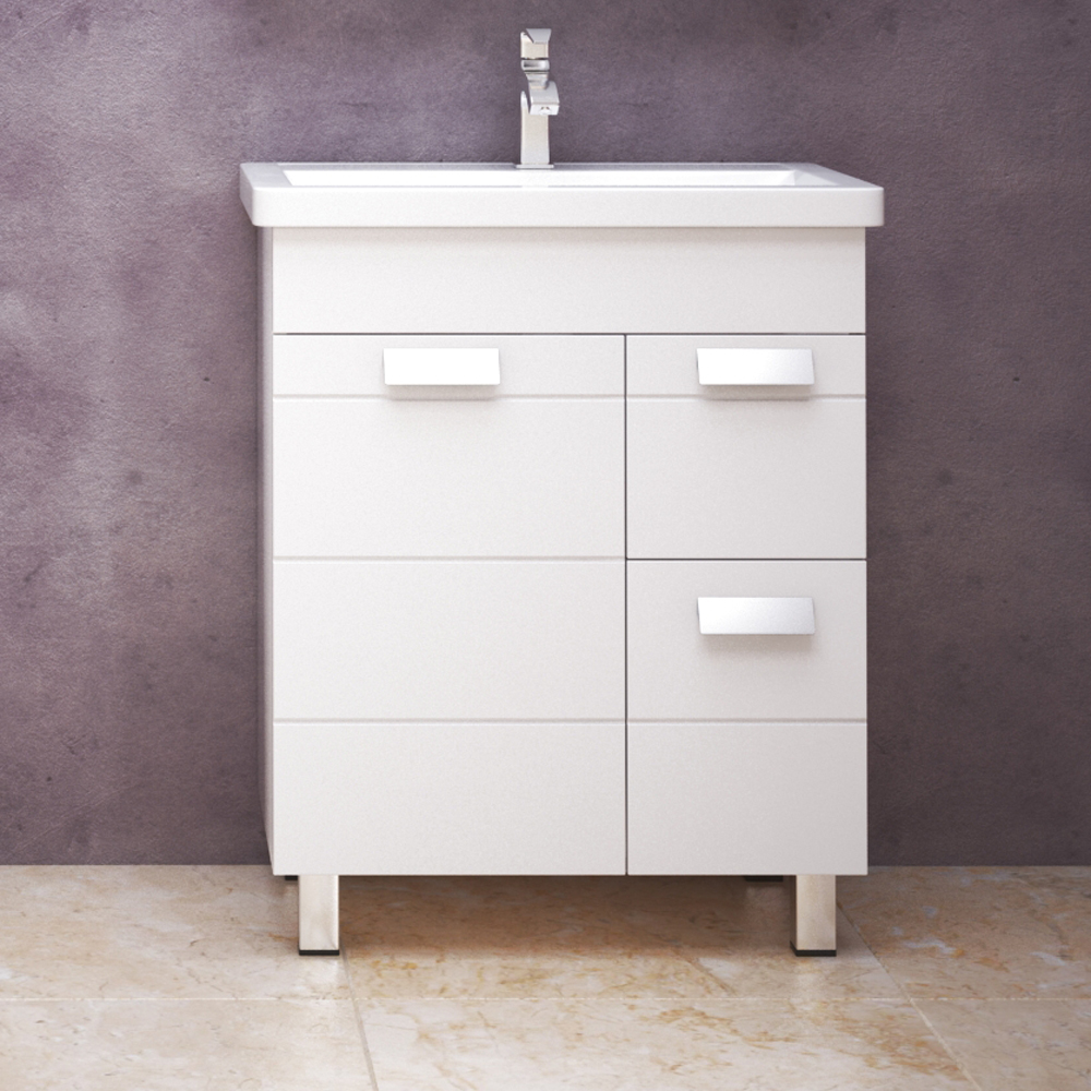 Мебель для ванной Corozo Денвер Z2 60, цвет белый - фото 1