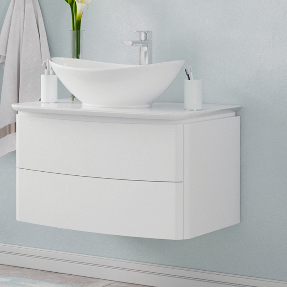 Тумба под раковину Corozo Вико 75, цвет белый - фото 1