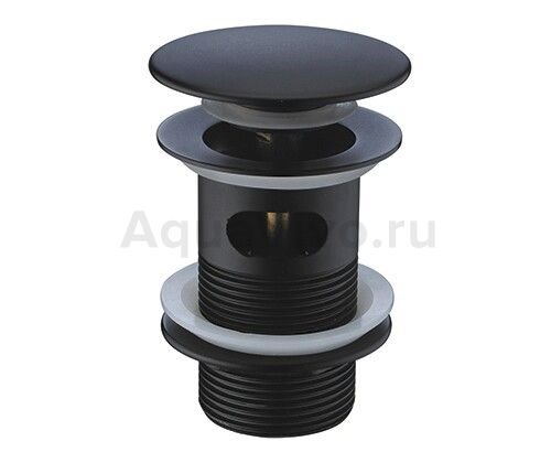 Донный клапан WasserKRAFT A080 для раковины, цвет черный
