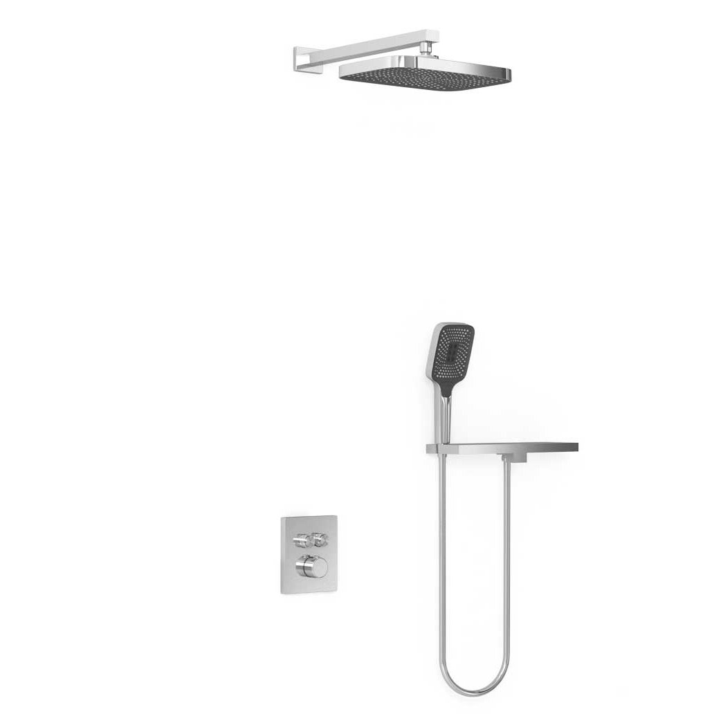Душевой комплект Vincea VSFW-321MT1RCH, встраиваемый, с термостатическим смесителем, цвет хром