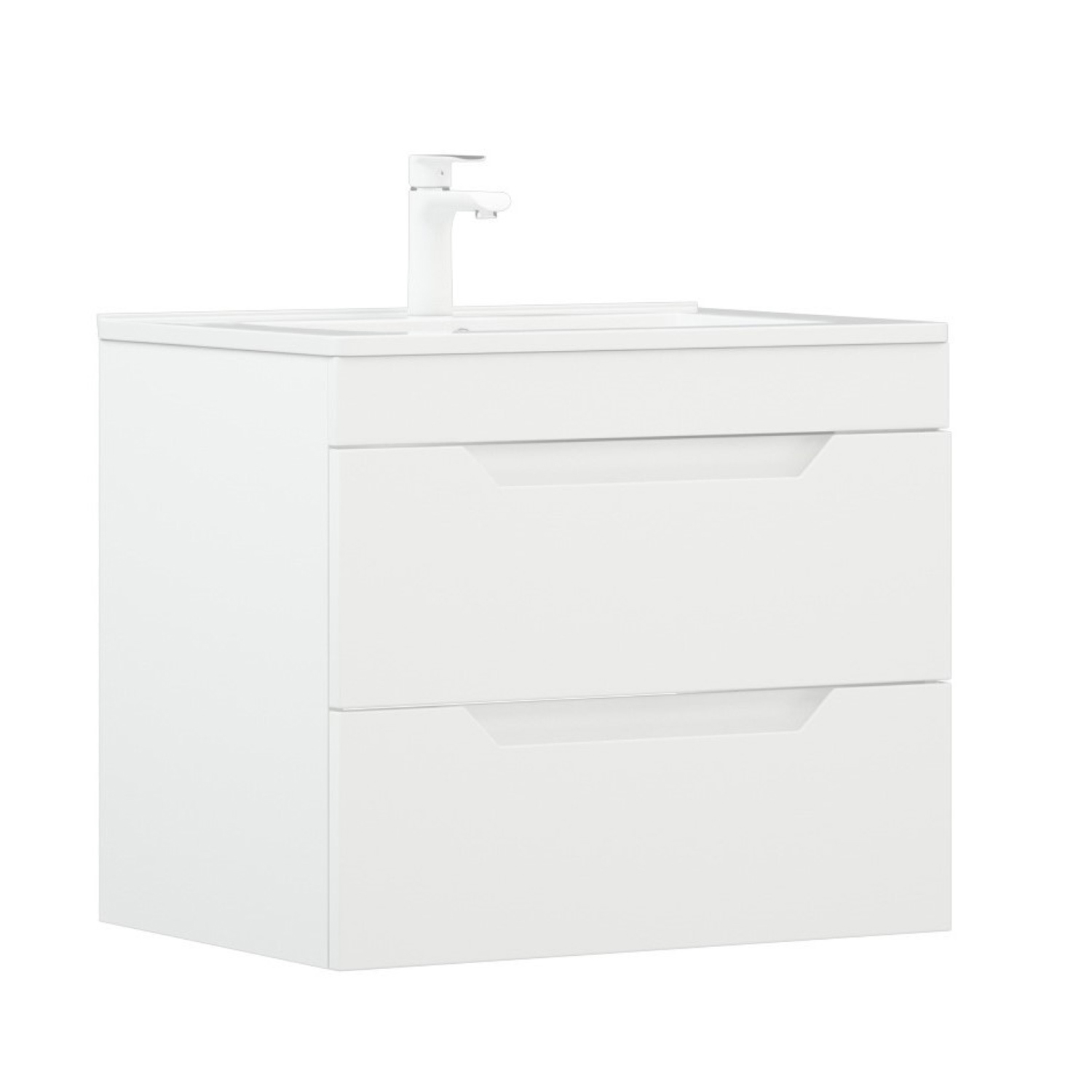 Мебель для ванной Corozo Юта 65, подвесная, цвет белый - фото 1